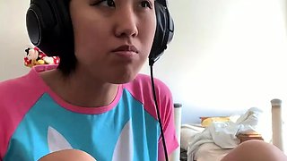 Sexy teen ebony solo toy masturbation