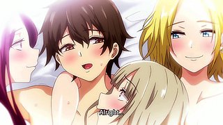 Teenager enjoys standing sex in a wild hentai scene