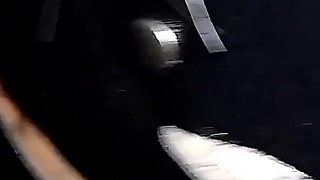 Shared Slut Wife Enjoying in Gloryhole Cabin with Friends