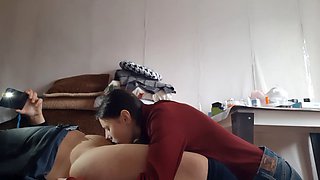 Nympho babe can't get enough of those juicy orgasms in a hot lesbian scene