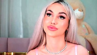 Blonde teen Sierras first erotic masturbation video