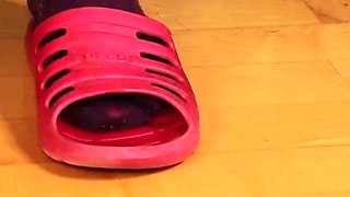 Dirty Socks & Slipper Tease - Worn Workout Look