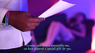 Dimitri Is Welcomed with His Very Own Japanese Sakura Doll