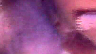 Brunette Young Lady Suck a Big Cock of His Stepbrother