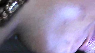 Sweet Ebony Mouth Working on Big White Cock to Expell Semen in Her Mouth