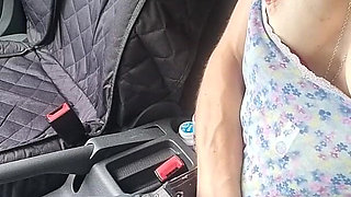 Public Agent: Feeling Horny, Had a Risky Little Play to Make Myself Squirt in the Car