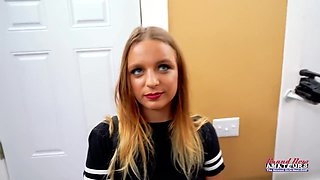 Hot Brunette Stella 2 Rubs Her Pussy With And Sucks A Cock! - Stella Hot
