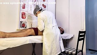 Patient Cant Handle It And Becomes Stiff In Front Of The Nurse During The Exam
