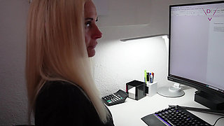 Miss Müller Is Fucking in the Office Again!