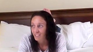 Takes On Two Cocks At Once