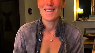 Mature blonde enjoys some hardcore masturbation action