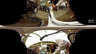 Schoolgirls On Bicycles Upskirt Vr Part 2 - Hidden Camera Voyeur