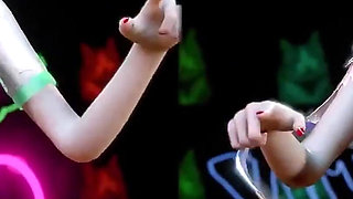 Beauty Lady Ride the Cock at Club- 3D Animation