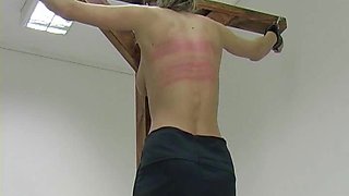 Cynthiavellons Spanking Machine - Bare Back Whipping