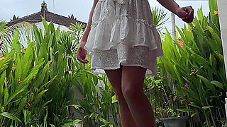 Hot Brunette Tease: Legs, Heels & Naughty Peeks