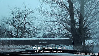 Czech Amateurs 70 Students Fuck in Public