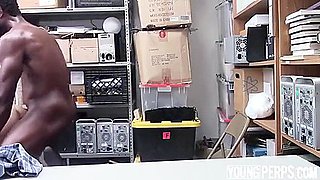 Security Devin Trez Frisks Hotty Duran