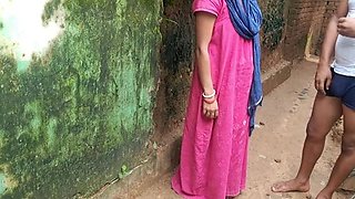 Horny Indian Roommate Fucks Hard in Outdoor College Scene - Trilokinath