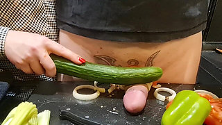 CBT. Extreme Dick and Urethral Torment in the Kitchen! Cooking Cock 2. Episode 3/3. Full.