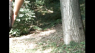Horny Outdoor Masturbation for a Horny Redhead Young MILF