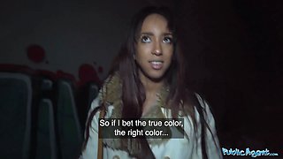 Public agent when she spotted the size of his Big Cock she wanted it deep in her snatch