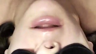 Petite College Girl Has Throat Fucked and Takes Huge Upside-down Facial