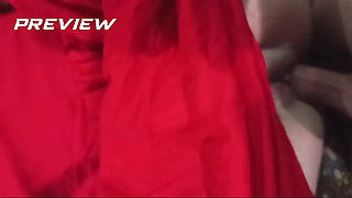 I Fuck My Step Sister with Red Dress and Big Hole Pussy