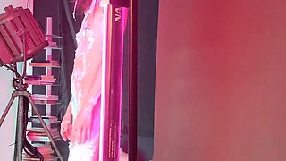 Cute amateur brunette naughty in solo jerking show on camera
