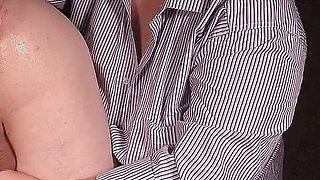 Amateur Couple Prostate Milking with a Vibrator