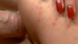 Sexy brunette chick loves being slammed in her butt hole