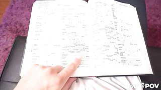 August Skye and Little Puck's stocking action by Dr Daddy POV