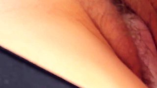 Hairy Pussy Masturbation, Real Intense Orgasm