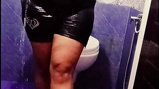 Indian Big Boobs Step Sister Arya in Bathroom