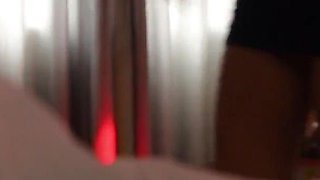 Latina with Perfect Body Dances Me in Pole Dance