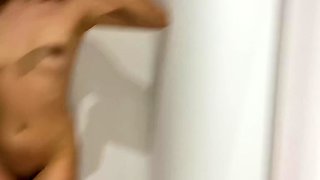 Real amateur teen plays with toys as she masturbates