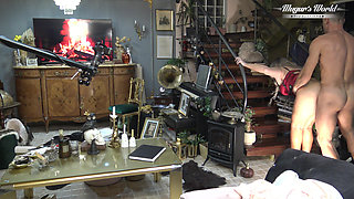 Behind the Scenes of Sexy Odette Facialized by Client