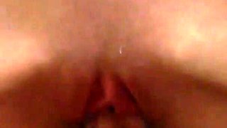 Blonde Teen Ella Marie sucks and fucks cock that cums