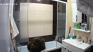 Roommate Nadia after shower HIdden Cam