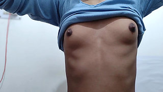 Hot Desi Bhabhi Showing Her Nude Pussy For Her Bf rubbing her Pussy