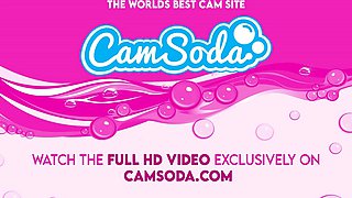 Camsoda - busty blonde MILF solo fucking her pussy