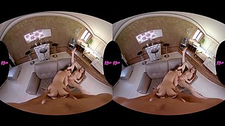 Virtual Reality, Vr Porn And Mia Lina In Anal Threesome With Neighbor Teen 18+ Sluts