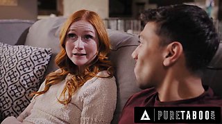 PURE TABOO Furious MILF Serene Siren Caught Stepson Fucking Stepsister Scarlet Skies On Security Cam