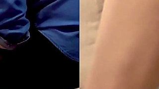 Sub on His Knees with His Balls Chained Behind Him Has His Cock Milked and Orgasms Ruined 4 Times in a Row