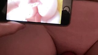 Hot Stepmother caught me jerking off and helped me cum