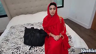 Busty Hijab Arab Babe Takes Hardcore Missionary Pound