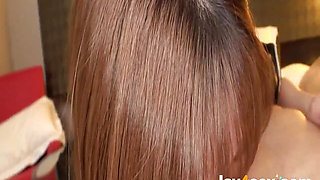 Experience raw, mighty fuckfest with whorish Miu Narumi in her school uniform - the hottest Japanese POV suck off ever!