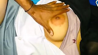 Hot Indonesian Schoolgirl with Big Natural Tits Fucked Hard in Uniform - Homemade Hijab Teen Sex