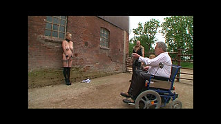 Bondage Porn with Busty MILF Fucked and Cumshot on Big Nipples by Amateur Cock