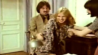 Vintage deutscher Dreier ins Gesicht