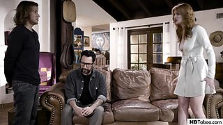 UNSPOILED TABOO Crooked Minded Guy Brings Home Girfriend To His Grieving Step Father - Tommy Pistol And Lacy Lennon